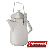 在飛比找momo購物網優惠-【美國 Coleman】經典復古式不鏽鋼火爐茶壺.開水壺.泡