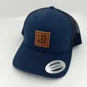 New Yupoong Michigan Wine Cellar Snapback Hat Men One Size Blue Trucker Cap Mesh