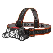 Headlamp 7x LED Super Bright Lumen Rechargeable Head Light Flashlight Torch New]
