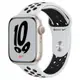 Apple Watch Nike S7 GPS 45mm, 星光色鋁金屬錶殼；Nike運動型錶帶(MKNA3TA/A)