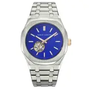 Vince Camuto Men's VC/1152BLSV Automatic Octagonal SS Watch w/ Blue Dial