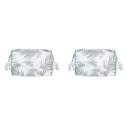 2PK OZtrail Polyester Beach Pillow Cushion w/ Tassel 31x18cm Palm Cove Green