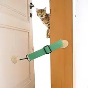 Cat Door Strap | Adjustable Door Opener for Cats | Keep Dog Out of Cat Feeder, Pet Door Stopper Strap, Keep Dog Out of Box, Cat Entry Strap Lock for Walls Door