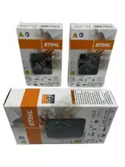 PACK 3 Genuine Stihl 26 RM3 68 Chainsaw Chain 18" OEM 3689 005 0068