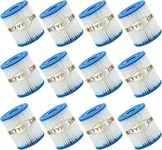 LSESEN Pool Filter Type I,Filter Cartridges for Size 1,Size I Filter Cartridge for Pools 330 Gallon Pump Filter Cartridge,Easy Installation (6 Pcs)