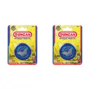 2x Duncan Yo Yo Beginner Kids/Children Classic Round Toy 6y+ Butterfly Assorted