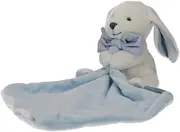 Doudou et Compagnie - Soft Toy Rabbit Handkerchief - Flower-Shaped Box - Blue - Gift Idea for Newborn Baby Girl and Boy - DC3338