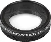 Optical Glass and Alloy UV Lens Filter, Anti Scratch Ultraviolet Mount Filter, Motion Camera UV Filter Oil Proof, Anti Fouling for Seaside, Mountain, Snow