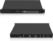 1U Rackmount Firewall Appliance 989 Core i5 3320M, Dual SFP+ 10GbE Router PC Support OPNsense, 19 Inch Network Security Hardware with 8GB RAM 256GB SSD, VGA, 6 x LAN, COM