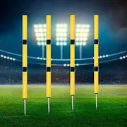 Suprwin Soccer Agility Poles, Speed Sport Training Equipment for Soccer Basketball Football，Speed Jump Poles Training Equipment for Athletes/Kids/Adult