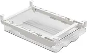 Cileznw Egg Drawer for Refrigerator | Pull out Under Shelf Egg Keeper for Fridge - Clear Slide Drawer Type Refrigerator Egg Bin, High Capacity Pull out Fridge Organizer Bins for Eggs