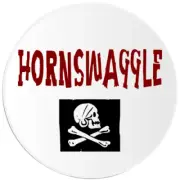 Hornswaggle Pirate - 25 Pack Circle Stickers 3 Inch - Skull Crossbones