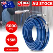 15m 5000PSI Airless Paint Sprayer Hose Spray Gun Tube Fiber For Painting Machine