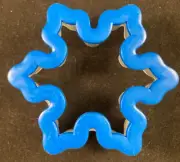Gripper Cutter - Snowflake - Blue Grip - 3 1/2 Inches
