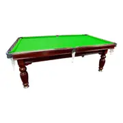 TOPONE 8FT Slate Billiard Table / Pool Table - Walnut Frame