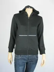 Slazenger Kids Boys Girls Sport Zip Up Hoodie Top Jacket size 12 Colour Black