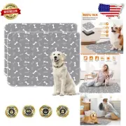 Two-Pack Extra Large 48"x60" Reusable Puppy Training Pads - Anti-Slip, Leakproof