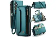 Samsung Galaxy S24 5G CaseMe C36 Wallet, Multi-Card Slots, Cash Pocket, Zipped Wallet