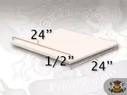 1/2" x 24" x 24" Square Foam Sheet