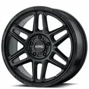 (4) 18" KMC Wheels KM716 Nomad Satin Black Rims (B8) (for: Honda)