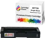 Black Compatible Toner Cartridge for Ricoh TYPE-SPC252HB 407720 (6,500 Pages) for Lanier SPC252DN SPC252SF Ricoh Aficio SP C252DN C252SF C262DNW C262SFNW