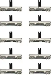 SWOOMEY 10 Pcs Adjustable Slide Potentiometer Module for Lights Mixers Mono Board with Ohm Resistance for