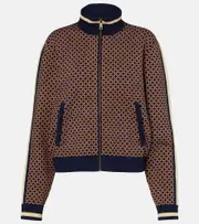 [The Upside] The Upside Crossroad cotton-blend bomber jacket AU 12 multicoloured