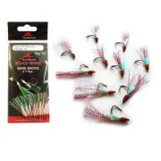 Rough Rider Flasher Circle Hooks #6 Red/ Chartreuse 10 Hooks