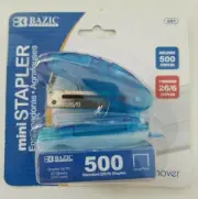 2 pcs Set Mini Stapler Staple Remover and 500 Standard (26/6) Staples