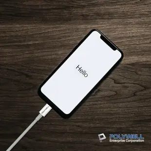 POLYWELL Type-A Lightning 3A充電線 20公分~2米 適用蘋果iPhone 寶利威爾 台灣現貨