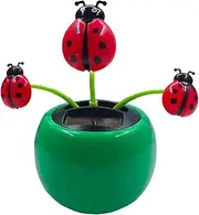Dancing Solar Figures - Solar Flower Pot Ornament Dashboard Figurine | Children Adults Relaxing Toys for Cou-rtyard, Bedside Table, Verandah, Bay Window