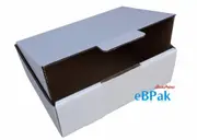 100x Mailing Box 250 x 180 x 75mm Medium Regular Fit Medium Satchel Bag White B5