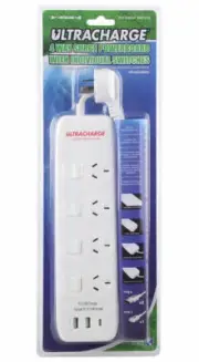 4 Way Individually Switched 2 x USB/ USB-C 3.4A Charging Ports Power Board