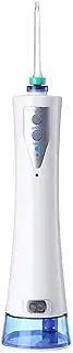 Cordless Dental Oral Irrigator Water Dental Flosser Teeth Cleaner with 220ML Water Tank Portable Teeth Cleaner with 4 Jet Tips 3 Modes Braces & Bridges Care IPX7 Waterproof for Home Travel