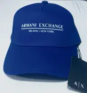 New Armani Exchange AX Mens MILANO/NEW YORK LOGO SNAPBACK CAP