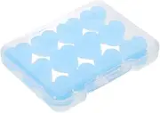 WHAMVOX 12pcs Anti-noise Swimming Adult Noise Reduction Swimming for Women Sky-blue Silica Gel