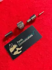 Mini UHF Male "Crimp Type" Connector USA For LMR-195 RG-58/U 10 Pack FREE SHIP