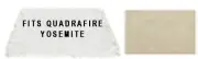 QUADRAFIRE WOOD STOVE BAFFLE BOARD KIT [PP2571] YOSEMITE # BAFFLE 7004