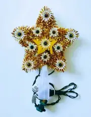 Gold TREE TOPPER Mini Star Christmas Tree Topper Gold By Merry Brite