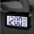 Silent Digital Alarm Clock Plastic Desk Digital Clock Bedrooms