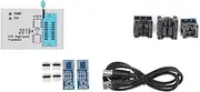 EZP2019 High Speed SPI Flash USB 2.0 Programmer 12MBPS Compact BIOS Chip Burner Support 25 Flash 24 EEPROM Blocks Automatic Offline Copying for Computer Repair Technicians Plastic
