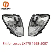 Car Front Corner Light for Lexus LX470 1998 1999 2000 2001 2002 2003-2006 2007 Side Turn Signal Lamp Clear Accessories Parts 1 Pc Left