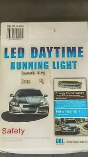 Spyder DLR daytime running lights lamps CBL-DRL-8LED-C **NEW**
