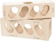 ibasenice 2pcs Hamster Tunnels Durable Hideout for Pets Smooth Surface Guinea Pig Game Tunnel Bite Resistant for Hamsters Mice and Gerbils