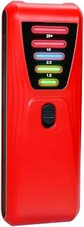 Xgdsnly EMF Meter, Electromagnetic Radiation Field Detector, Convenient, Compact, 5 Indicators for Computer, Oven, Office, Printer, Home, Red