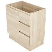 CIBO 750mm Coast Veneer Tonic Full Height Bathroom Vanity - Cabinet Only