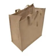 Jute Shoulder bag Hessian Reusable bag Tote bag - Laminated - Stock in Sydney