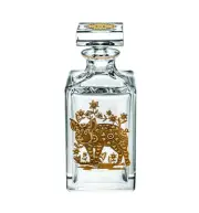 VISTA ALEGRE - Golden Pig - Whisky Decanter - Handmade Crystal