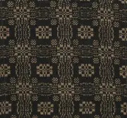 NEW Primitive GETTYSBURG Black Tan Table TOPPER 34" x 34" Square - Farmhouse