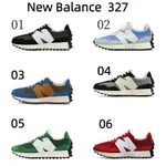 紐巴倫 NEW BALANCE NEW BALANCE NB 327 復古包裹式支撐低幫跑步鞋男女通用黑色